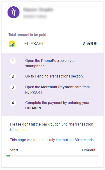 PhonePe on Flipkart