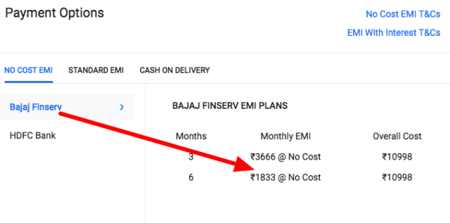 MarQ TV Flipkart Bajaj EMI