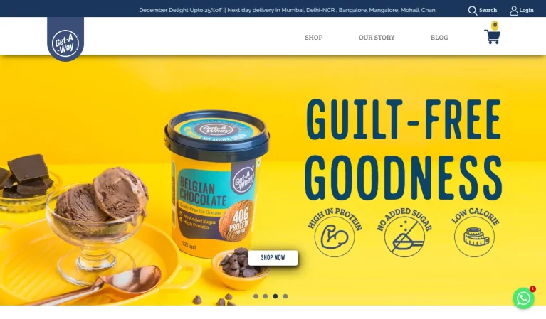 Get-A-Whey Website