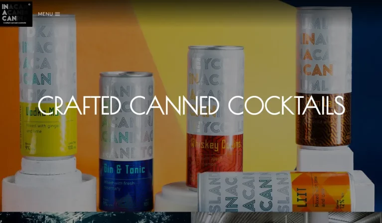 IN A CAN Website