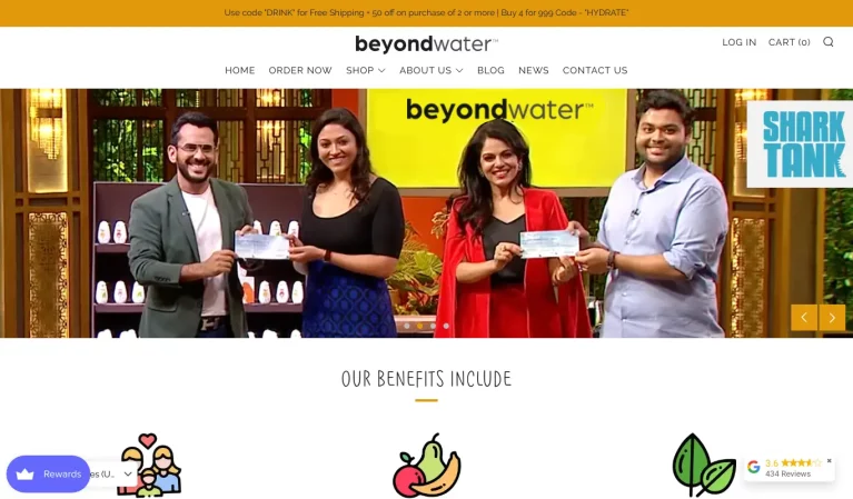 Beyond Water Website