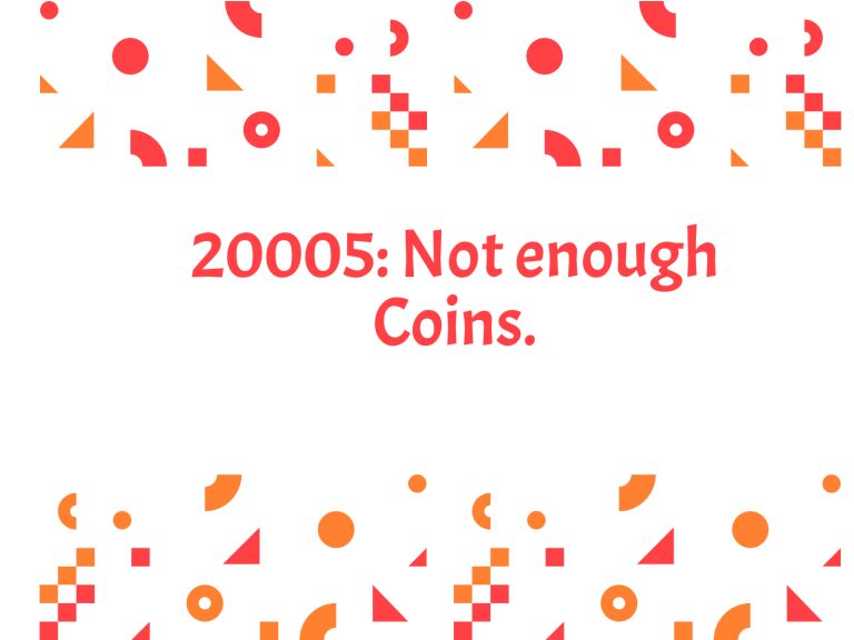 error-20005 pococha